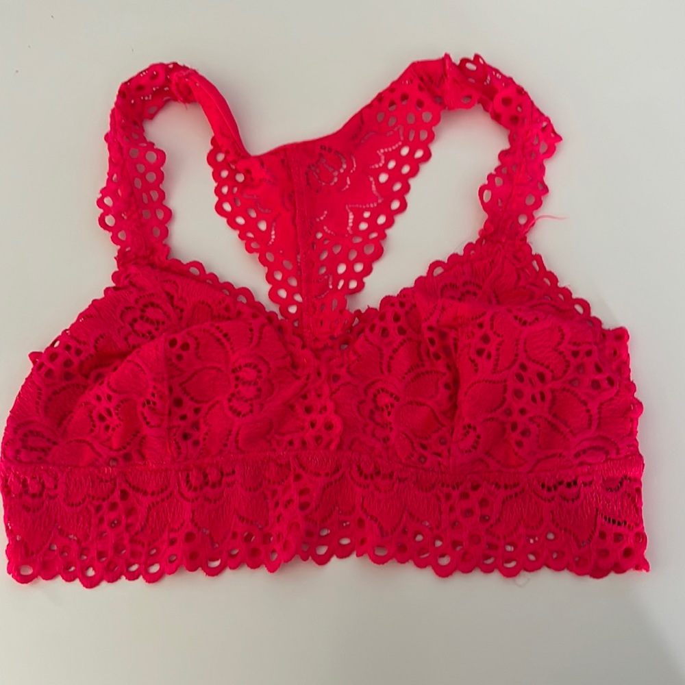 Pink Lace Aerie Bralette